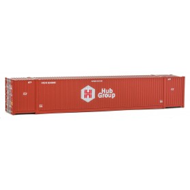 Walthers SceneMaster 8521 (HO) 53' Singamas Corrugated-Side Container - Hub Group
