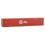 Walthers SceneMaster 8521 (HO) 53' Singamas Corrugated-Side Container - Hub Group