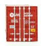 Walthers SceneMaster 8521 (HO) 53' Singamas Corrugated-Side Container - Hub Group