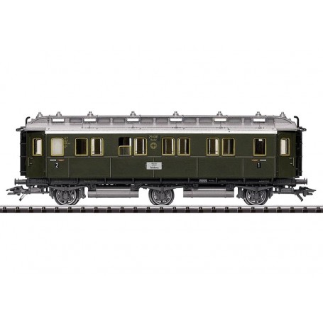 TRIX 23324 (HO) type AB3ü bay coach (DRG) 1st and 2nd class (consignment)