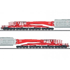 TRIX 24020 (HO) type Uai 839 Schnabel Transport Car (DB) Era V (consignment)