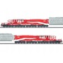 TRIX 24020 (HO) type Uai 839 Schnabel Transport Car (DB) Era V (consignment)