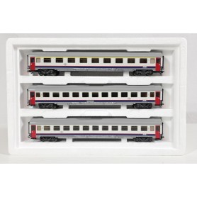 Märklin 43513 (HO) Express Train Car Set - 3 Coatches - (SNCB) (consignment)