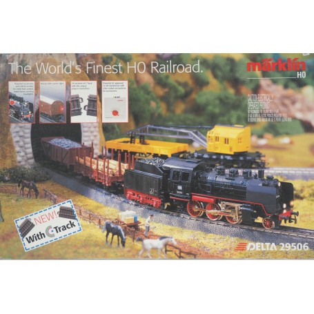 Märklin 29506 (HO) C-track Starter Set - BR 24 steam locomotive and freight cars (consignment)