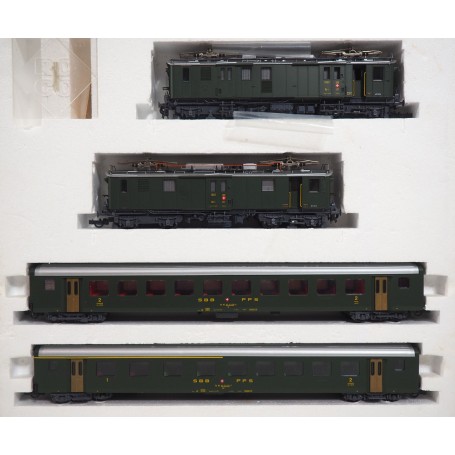RoCo 43024 (HO) De 4/4 Commuter train, push-pull / pendelzug (SBB) Era IV (consignment)