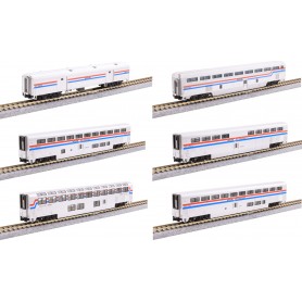 KATO 106-3531 (N) Amtrak Superliner I Phase III 6 Car Set