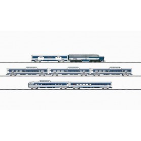Märklin 26490 (HO) WABASH "Blue Bird" Passenger Traint