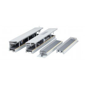KATO Unitrack 23-161 (N) One-Sided Suburban Platform DX Set -- Kit