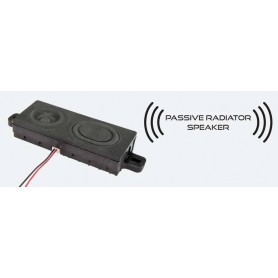 ESU 50343 Speaker 29mm x 65mm x 14mm, square, 4 Ohm, Passive Radiator