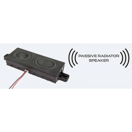 ESU 50343 Speaker 29mm x 65mm x 14mm, square, 4 Ohm, Passive Radiator