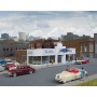 Walthers Cornerstone 3490 (HO) Vintage Ford Auto Dealer -- Kit