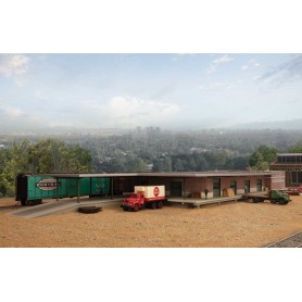 Walthers Cornerstone 4065 (HO) Mid-Century Modern Freight Station -- Kit
