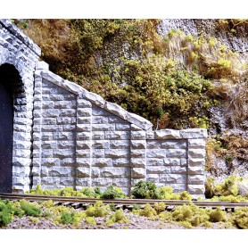Chooch Enterprise 8402 (HO) Cut Stone Sloped Tunnel Abutment (2PK)