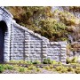 Chooch Enterprise 8402 (HO) Cut Stone Sloped Tunnel Abutment (2PK)
