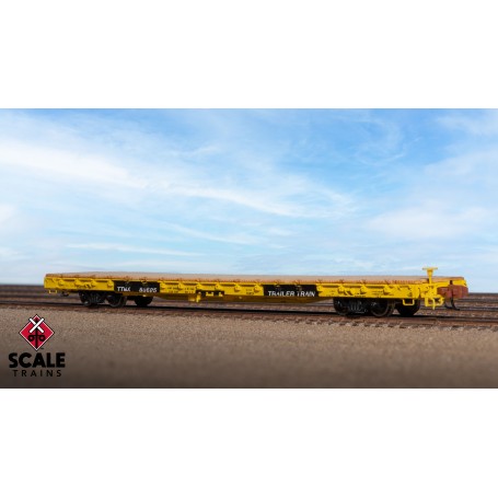 ScaleTrains Rivet Counter (HO) BSC F68CH Flatcar, Trailer Train /As Delivered/ TTMX