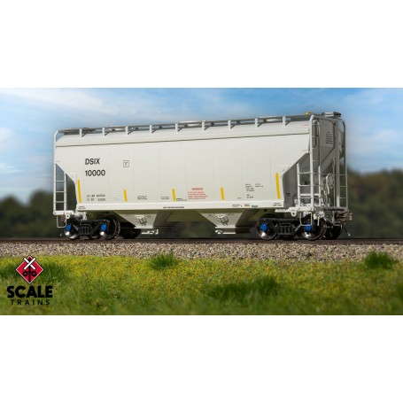 ScaleTrains Rivet Counter (HO) Gunderson 3250 Covered Hopper, Dowell Schlumberger Industrial/ DSIX