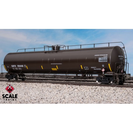 ScaleTrains Rivet Counter (HO) Scale ARI 33K Gallon Spiral Jacketed Tank Car, General American Transportation/LPG/Early/ GATX