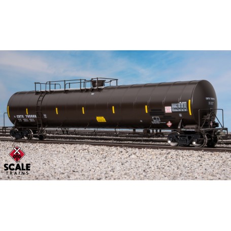 ScaleTrains Rivet Counter (HO) ARI 33K Gallon Spiral Jacketed Tank Car, CIT Group/Faded/LPG/Intermediate/ CBTX