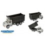 Walthers SceneMaster 11677 (HO) International® 7600 Dual-Axle Coal Truck - Silver Cab, Black Box
