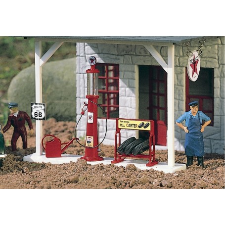 PIKO 62286 (G) TEXACO Gas Pump and Accessories