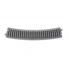 KATO 2-210 (HO) Unitrack - 550mm (21 5/8") Radius 22.5º Curve Track [4 pcs]