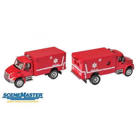 Walthers SceneMaster 11931 (HO) International® 4300 EMS Ambulance