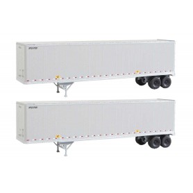 Walthers SceneMaster 2212 (HO) 45' Stoughton Trailer -- United Parcel Service UPSZ -- 2pkg