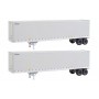 Walthers SceneMaster 2212 (HO) 45' Stoughton Trailer -- United Parcel Service UPSZ -- 2pkg