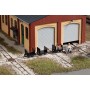 Walthers SceneMaster 3012 (HO) Bulkhead Flatcar 3-Pack - Kit