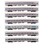 KATO 106-105 (N) Amtrak Amfleet I Coach 7 Car Set All Phases (Limited Edition)