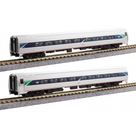 KATO 106-6295 (N) Amfleet II Phase VII Paint Coach 2 Car Set