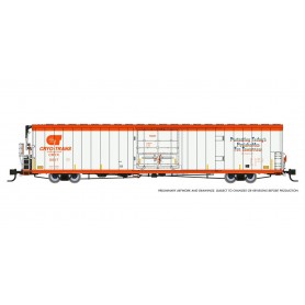 Rapido 567001 (N) Greenbrier 7780cuft Reefer: Cryo-Trans, CRYX - Single Car