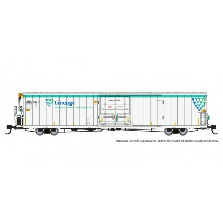 Rapido 567003 (N) Greenbrier 7780cuft Reefer: Lineage, LINX - Single Car