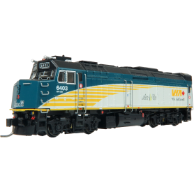 Rapido 582509 (N) Rebuilt F40PH-2D VIA Rail 6404, Renaissance - DC/DCC/Sound