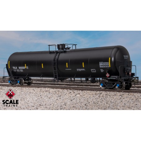 ScaleTrains Rivet Counter (HO) Trinity 31K Tank Car with Head Shields, TILX /Diesel Fuel