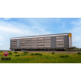 ScaleTrains Rivet Counter (HO) Gunderson Multi-Max Autorack, Ferromex /Grupo México/Gray /Globehopper Tracker/TTGX