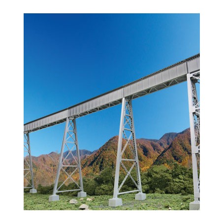 Walthers Cornerstone 4555 (HO) Steel Railroad Bridge Tower Bent 2-Pack