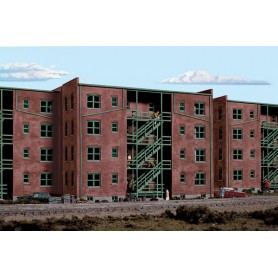 Walthers Cornerstone 3177 (HO) Parkview Terrace Background Building -- Kit