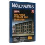 Walthers Cornerstone 3189 (HO) Fireproof Storage and Transfer Background Building -- Kit