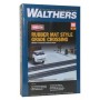 Walthers Cornerstone 3137 (HO) Rubber Mat Style Grade Crossing -- Kit