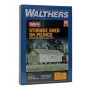 Walthers Cornertsone 3529 (HO) Storage Shed on Pilings -- Kit