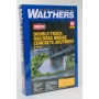 Walthers Cornerstone 4553 (HO) Double-Track Railroad Bridge Concrete Abutment - 2-Pack Kit