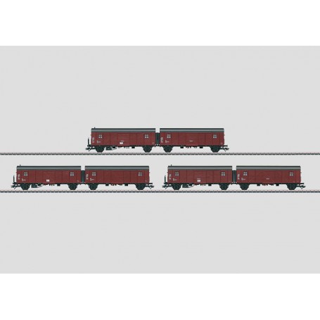 Märklin 48850 (HO) "Leig-Einheiten" Freight Car Set Bauart Hrs-z 330 IV