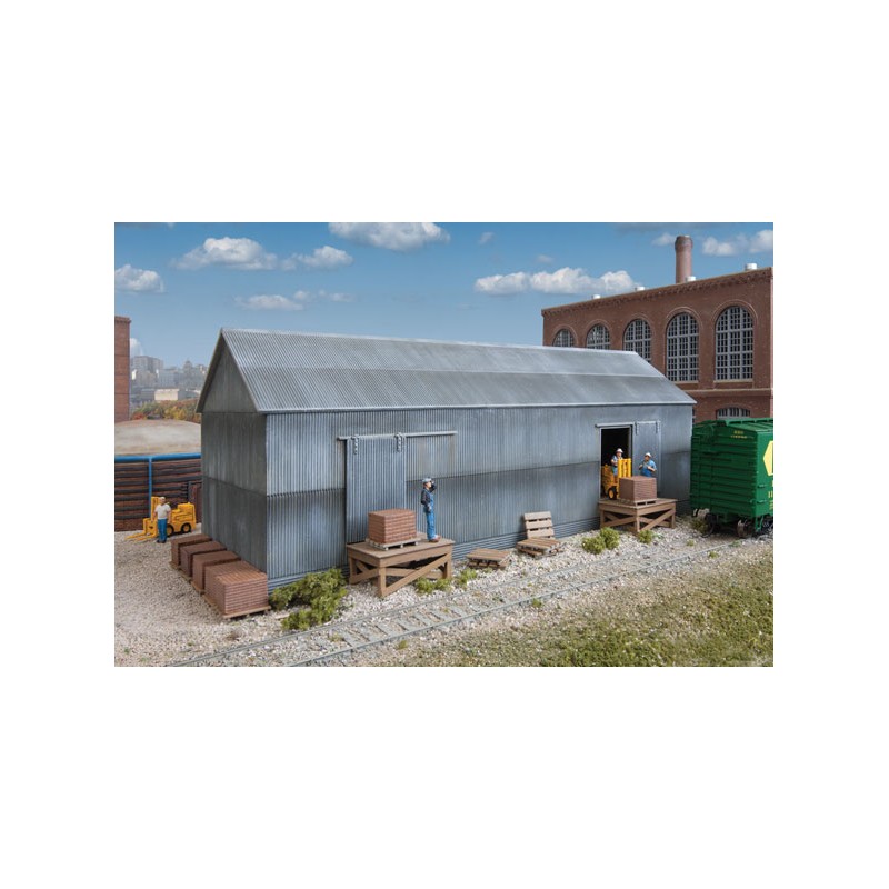Walthers Cornerstone 933-4101 - Brickworks Storage Bldg - HO Scale