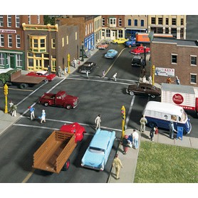 Walthers Cornerstone 3194 (HO) Asphalt Street System -- Kit - Complete Set