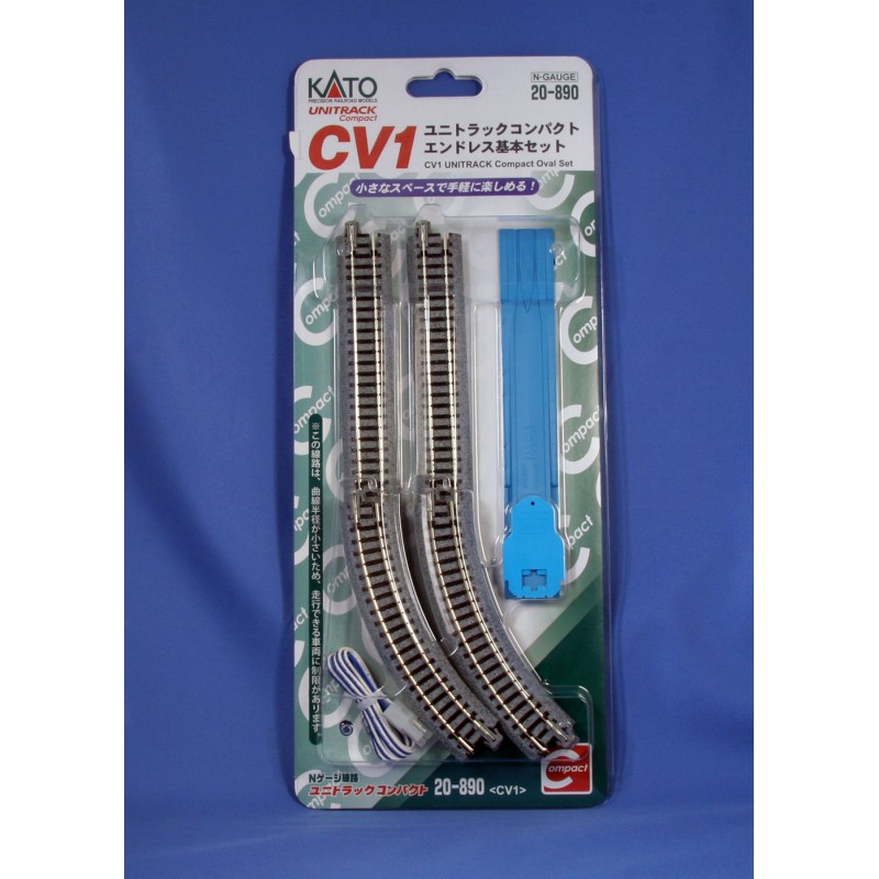 thumbnail image 2 of Kato N Scale Unitrack Compact Oval Set CV-1 – 20-890 – NEW 2 of 6
