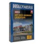Walthers Cornerstone 3190 (HO) Art Deco Highway Underpass -- Kit