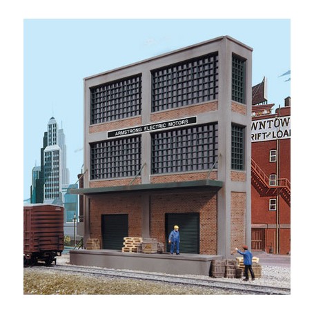 Walthers Cornerstone 3172 (HO) Armstrong Electric Motors Background Building -- Kit