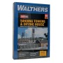 Walthers Cornerstone 3182 (HO) Sanding Towers & Drying House -- Kit