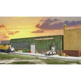 Walthers Cornerstone 3191 (HO) Lauston Shipping Background Building -- Kit
